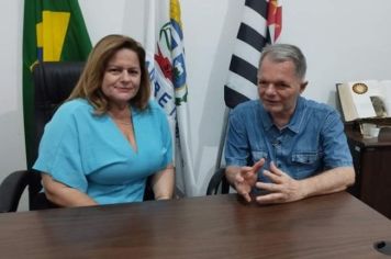 PREFEITA SÔNIA GABAU RECEBE VISITA DO DEPUTADO ESTADUAL MAURO BRAGATO