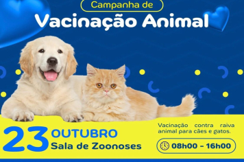 CAMPANHA DE VACINAÇÃO ANIMAL 