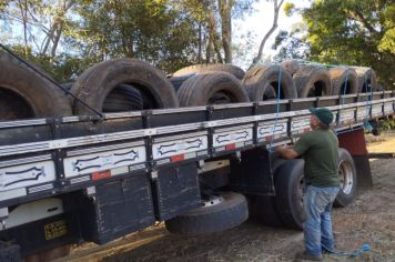 Prefeitura firma parceria para destinação de pneus inservíveis.