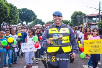 PREFEITURA DE SALMOURÃO E POLÍCIA MILITAR REALIZAM AÇÃO ESPECIAL DA CAMPANHA MAIO AMARELO