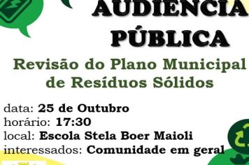 Revisão do Plano Municipal de Resíduos Sólidos