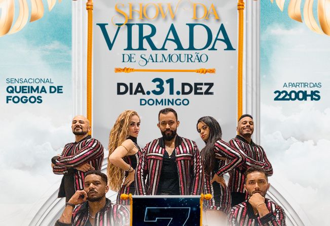 Show da virada e Queima de Fogos.