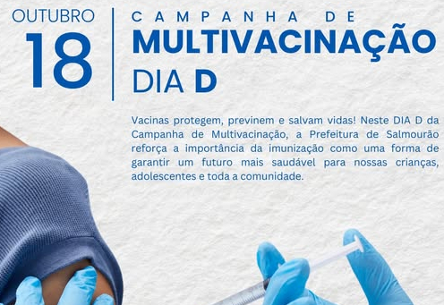 DIA D DE MULTIVACINAÇÃO EM SALMOURÃO