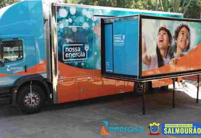 ENERGISA REALIZA EVENTO EM SALMOURÃO COM CADASTRO PARA TROCA DE LÂMPADAS E SORTEIO DE GELADEIRAS