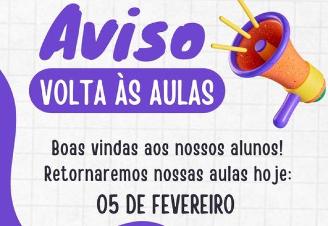 VOLTA ÀS AULAS 